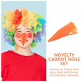 thumbnail image 4 of 3pcs Cosplay Clown Nose Props Decorative Carrot Noses Snowman Carrot Noses, 4 of 4