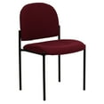 thumbnail image 1 of Comfort Burgundy Fabric Stackable Steel Side Reception Chair, 1 of 9