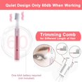 thumbnail image 2 of CHOK Electric Eyebrow Trimmer Eyebrow Hair Remover   Electric Razor Painless Eyebrows Removal-Pink, 2 of 8