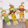 thumbnail image 3 of Soporte lindo espantapájaros otoño jardín espantapájaros ornamento para Halloween adornos de calabaza decoración de Bar de compras Pastoral aterrador, 3 of 7