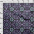 thumbnail image 3 of oneOone Viscose Chiffon Gray Fabric Mandala Quilting Supplies Print Sewing Fabric By The Yard 42 Inch Wide, 3 of 4