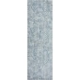 thumbnail image 3 of Contemporary 2x8 Area Rug (2'3'' x 7'7'') Abstract Navy, Cream Indoor Runner Easy to Clean, 3 of 8