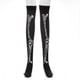 thumbnail image 5 of Disfraz de Halloween para mujer con medias largas hasta el muslo por encima de la rodilla Huesos del cráneo, 5 of 8