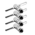 thumbnail image 1 of GOOHOCHY 4Ud Llave Para Batería Estándar En Metal Plata Con Superficie Y Resistente, 1 of 8