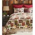 thumbnail image 2 of Bryson Retreat Reversible Rustic King Quilt Set, 2 of 6
