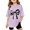 Purple, variant on YAYUBA Shirt for Girl Letter Print Crewneck Back To School Short Sleeve T Shirt Top Casual Tee Tops Preppy T Shirts for Boys and Girls, 13-14 Years, Beige