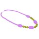 thumbnail image 1 of Collar de de silicona para la dentición, joyería de enfermería masticable para y bebé Púrpura Zulema Perlas de mascar, 1 of 7
