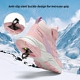 thumbnail image 5 of FANGFIUP Boys Snow Boots Winter Waterproof Antiskid Boots Hiking Outdoor Shoes Booties for Unisex Kids (Little Kid/Big Kid), 5 of 7