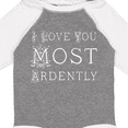 thumbnail image 4 of Inktastic I Love You Most Ardently Austen Girls Long Sleeve Baby Bodysuit, 4 of 5