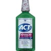 ACT Advanced Care Plaque Guard Antigingivitis/Antiplaque Mouthwash, Clean Mint, 33.8 Oz