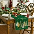 thumbnail image 2 of Touchbetter Xmas Trees Merry Christmas Table Runner, Seasonal Winter Green Kitchen Dining Table Decoration for Home Party Decor 13x72 Inch, 2 of 6