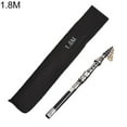 thumbnail image 6 of Telescopic Fishing Rods, 1.5/1.8m High Carbon Fiber Lightweight Telescopic Casting River Sea Fishing Rod, 1pc Fishing Rod Performance, Comfortable Handle, Newly Designed Travel Rod, 6 of 7