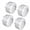Silver, variant on 4 Pcs Slaplet Wristlets, DIY Wrist Corsage Bracelets, Floral Slaplets Accessories for Bridesmaid Wedding Bridal Shower Party Prom(Silver)