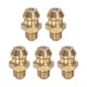 thumbnail image 1 of Latón Recta Grasera M5 x 0,8mm Rosca Hidráulicos Engrasadores Montaje Accesorios, 5uds, 1 of 5