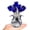 B, variant on Colorful Glass Flower Figurines Spring Bouquet, Collectible Mom Grandma, Table Decoration