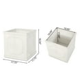 thumbnail image 4 of Greg Outdoor Large Cast Stone Planters, Set of 2, Antique White, 4 of 6