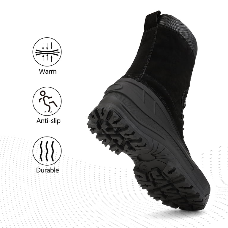 Nortiv8 Mens Winter Warm Outdoor Hiking Boots Snow Boots  display picture 3