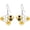 Bee, variant on Wolf Earrings for Women 925 Sterling Silver Moon Wolf Dangle Earrings Animal Jewelry Gifts for Women