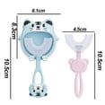thumbnail image 2 of Cepillo De Dientes En Forma De U Cepillo Sensorial Para Niños - Cabezal De Cepillo De Silicona Limpieza De Toda La Boca, 2 of 5