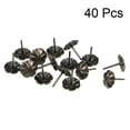 thumbnail image 2 of Uxcell Upholstery Nails Tacks 16mm Head Dia 20mm Length  Thumb Push Pins Bronze Tone, 40 Pack, 2 of 4