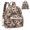 Camouflage Butterfly, variant on Polyester Casual Mini Daypack, Fashion Ladies Quilted Bag for Travel and Daily Walking, Christmas Duck Casual Daypack