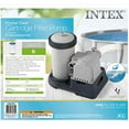 thumbnail image 3 of INTEX C1500 Krystal Clear Cartridge Filter Pump for Above Ground Pools: 2500 GPH Pump Flow Rate - Improved Circulation and Filtration - Easy Installation - Improved Water Clarity - Easy-to-Clean, 3 of 4