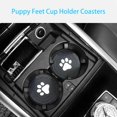 thumbnail image 2 of Posavasos portavasos-accesorios de interior de coche 2,75 pulgadas antideslizante perro pata silicona coche posavasos-universal (juego de 2) JAMW Sencillez, 2 of 5