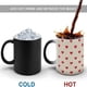 thumbnail image 1 of Taza de Cerámica Negra con Forma de Corazón Que Cambia de Color y Se Activa con La Temperatura para Bebidas Calientes Como Chocolate y Té., 1 of 6