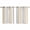 Khaki, variant on Burnt Orange Grey Stripe Kitchen Curtains Short 54 Inch Length, Farmhouse Minimalist Striped Grommet Top Bedroom Living Room Curtains, Light Filtering Cafe Curtain Drapes 2 Panels Set 84''x54''