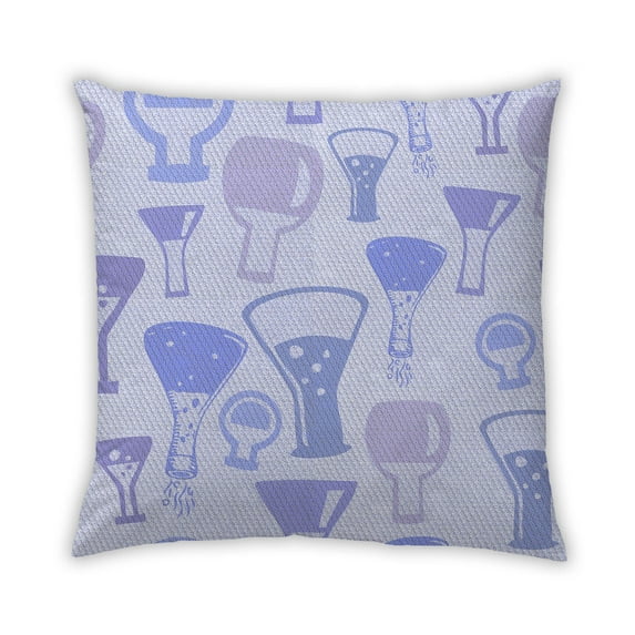 Ahgly Company Outdoor Square Contemporary Throw Pillow, 18 inch by 18 inch