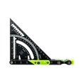 thumbnail image 4 of Britton Square 7''-Black/Green Aluminum Rafter Square -Rafter Square with Level, Innovative Framing & Carpentry Tools, 4 of 4