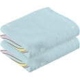 thumbnail image 2 of Dreamtimes 16x28 Inch Face Hand Towel Set Rainbow Unicorn Blue Cotton Washcloths, Quick-Dry Highly Absorbent Bath Towels 2 Pcs for Bathroom Ktichen Travel SPA Gym, 2 of 7