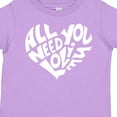 thumbnail image 4 of Inktastic All You Need is Love White Heart Shape Boys or Girls Toddler T-Shirt, 4 of 5