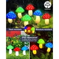 thumbnail image 3 of Syenll 8 pack Mushroom Solar Lights Outdoor, Waterproof LED Solar Garden Light for Yard Patio Lawn Decoration, 3 of 8