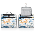 thumbnail image 4 of Herdesigns Cute Dino Rainbow Toiletry Bag for Women, Travel Makeup Bag, Waterproof Hanging Cosmetic Organizer for Toiletries & Makeup Essentials, 4 of 7