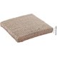 thumbnail image 2 of Tatami Zafu Floor Pillow Natural Seat Meditation Cushion Eco-Friendly Breathable Cushion Hand Made Knitted Straw Flat Seat Cushion/Straw Futon Cushion, 2 of 4