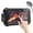 Black, variant on 480° Rotating Shower Phone Holder Waterproof Case with Touch Screen,Shower Accessories Guardian Buddy Holder Wall Mount Shelf in Bathroom Bathtub for 4" - 7" Cell Phone