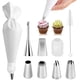 thumbnail image 1 of Kit de Repostería Reutilizable de 9 Piezas con Bolsa de Algodón Resistente Boquillas de Acero Inoxidable Acoplador y Cepillo para Decorar Pasteles y Cupcakes, 1 of 6