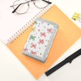 thumbnail image 7 of JIALIOU Nylon Trifold Card Wallet with ID Window Zipper Pocket for Men Women Teen Red Green Yellow Bows Stars, 7 of 7
