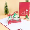 thumbnail image 1 of Árbol de Navidad creativo 3D Pop-Up Tarjeta de Navidad brillante fantasía felicitación bendición regalo Tarjeta de mensaje regalos de navidad, 1 of 4