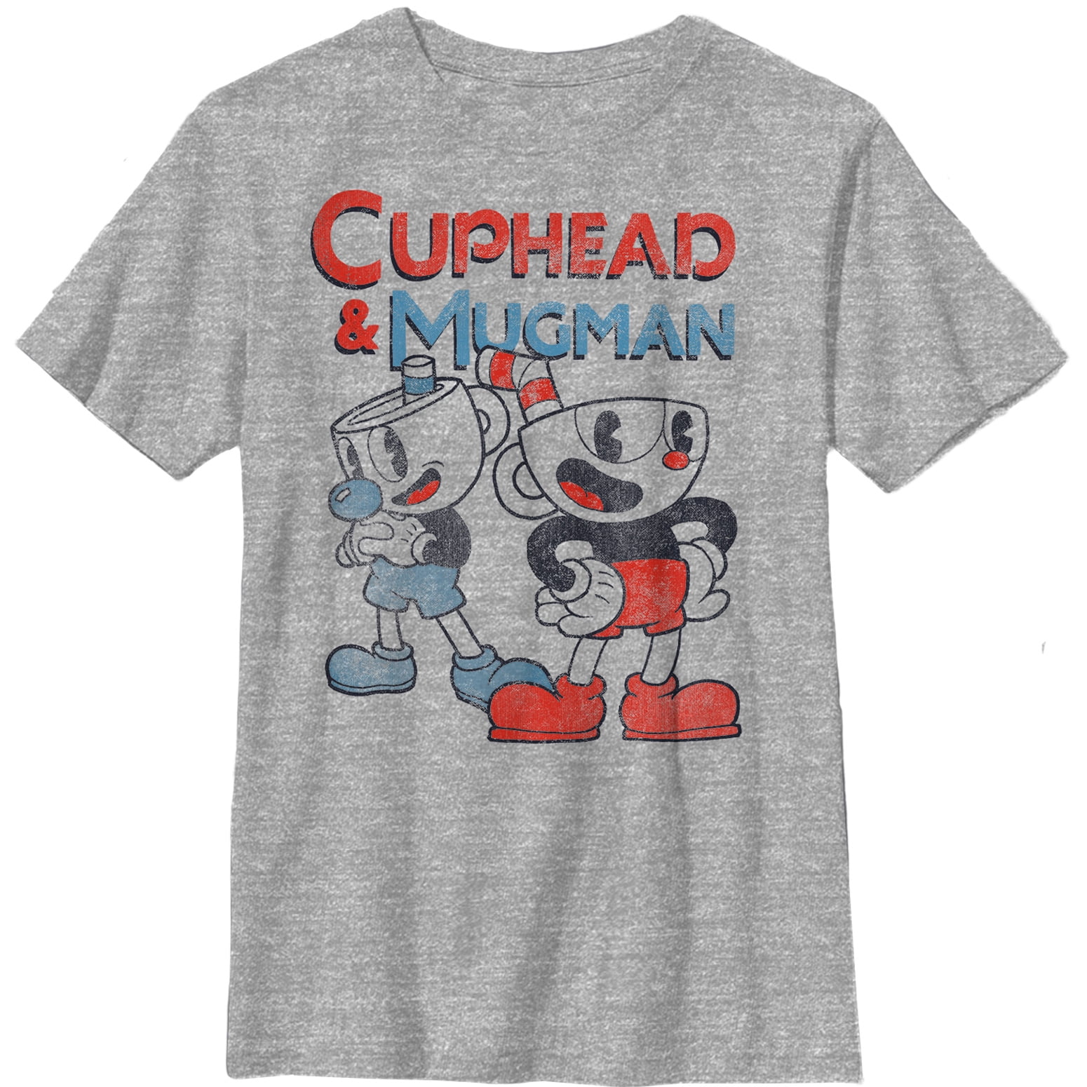 Cuphead Cuphead Best Friend Mugman Boys Graphic T Shirt