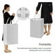 thumbnail image 2 of Cesta De Lavandería Grande De 75 L Bolsa De Almacenamiento De Juguetes Plegable Con Asa - Gris Hy, 2 of 5