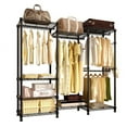 Wire Garment Rack Heavy Duty Clothes Rack，Closet Organizer Metal
