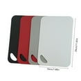 thumbnail image 3 of Cevemin 4-Piece Plastic Cutting Board Set, Double-Sided Dishwasher Safe Kitchen Cutting Boards with Non-Slip Edge for Meat, Fruits & Vegetables, 29x19cm (Black/Red/Gray/White), 3 of 9