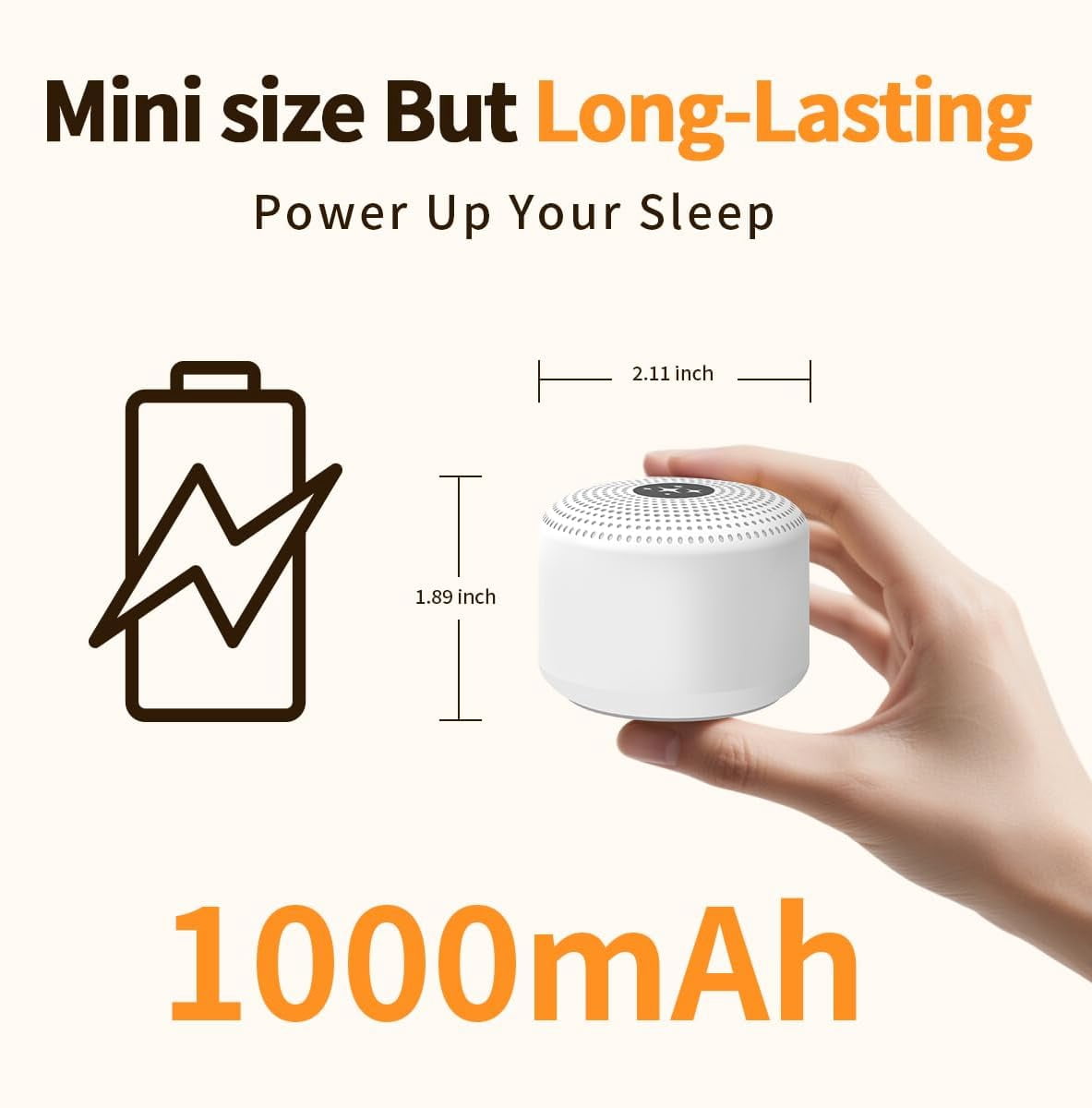 SUMMIT White Noise Machine Portable Sleep Machines with 30 Relaxing Sounds 12 Color Options 5 Adjustable Brightness 32 Volume Levels 4 Timer for Baby and Adult Perfect for Home Travel Office