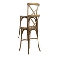 thumbnail image 5 of Commerical Seating Products Rustic Tinted Crossback Bar Stool Chairs, 5 of 6
