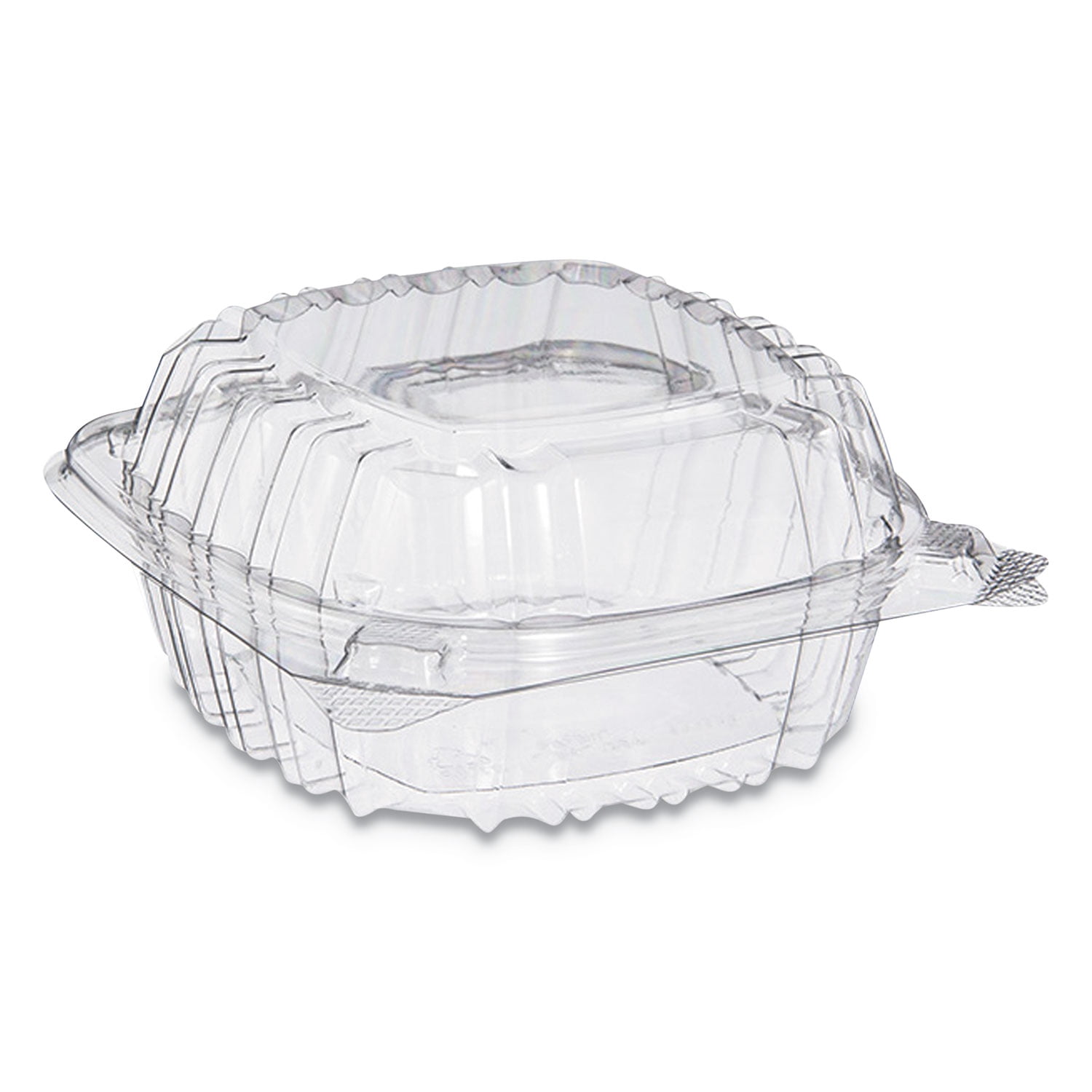 Dart® Clearseal Plastic Hinged Container, 8-5/16 X 8-5/16 X 2, Clear, 125/bg, 2 Bg/ct