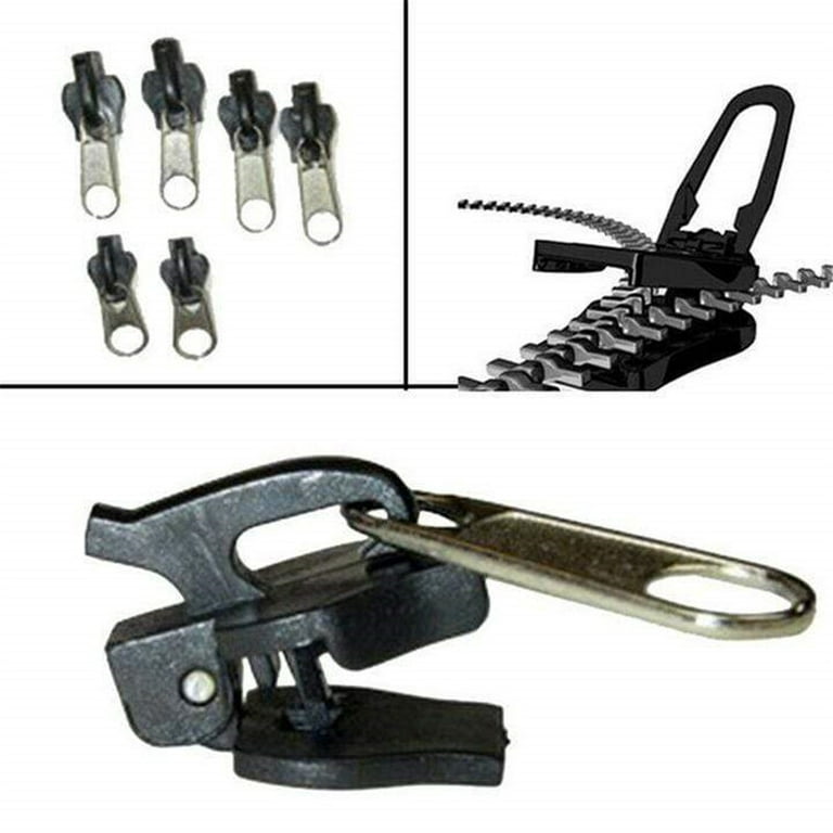 Replacement clip-on slider for metal zips - Clip&Zip