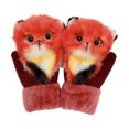 thumbnail image 1 of Guantes de invierno para mujer Sunnimix 3D dibujos espesar Guantes calientes zorro rojo, 1 of 8