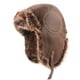 thumbnail image 5 of Sombrero de de invierno engrosamiento con orejeras a prueba térmico a prueba de frío gorras sombreros clima frío nieve hombres Café Macarena Sombrero de soldado de invierno, 5 of 8